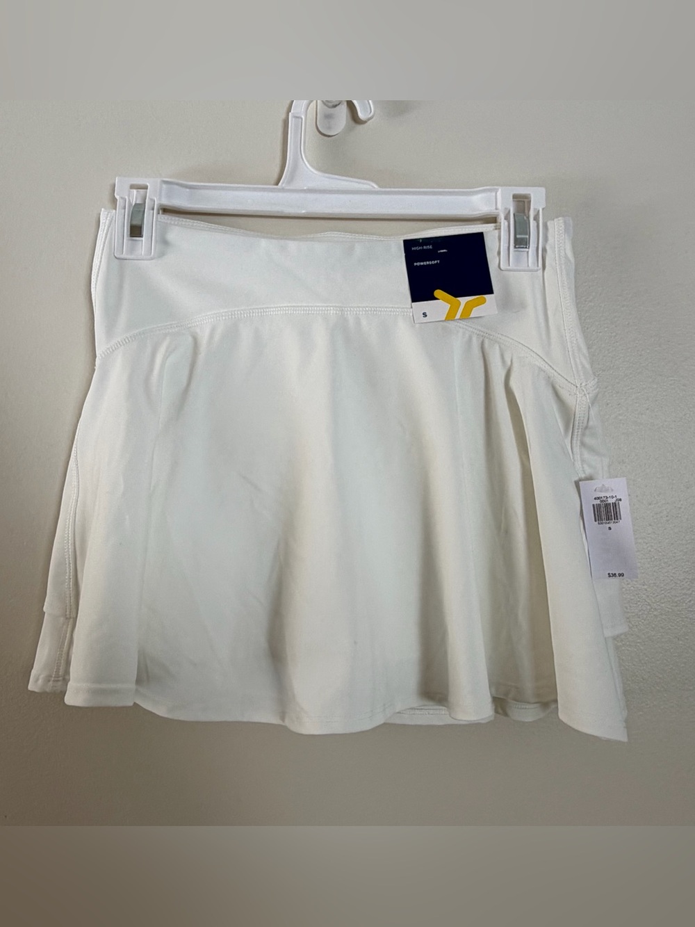 Old Navy White High-Waisted PowerSoft Skort